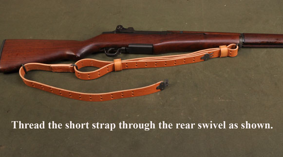 Hunting Springfield Leather KERR Rifle Sling Sporting Goods.