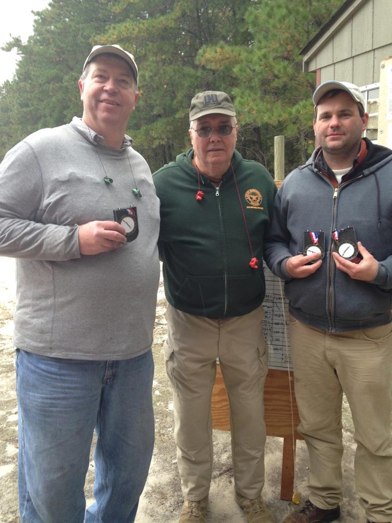 Left to right: Greg Alcorn, host club’s Paul Adamowski and Matt Zagorski