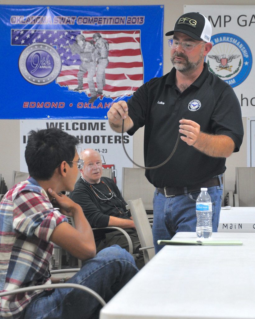 Armorer Luke Tyus led the hands-on M1 Maintenance Course.