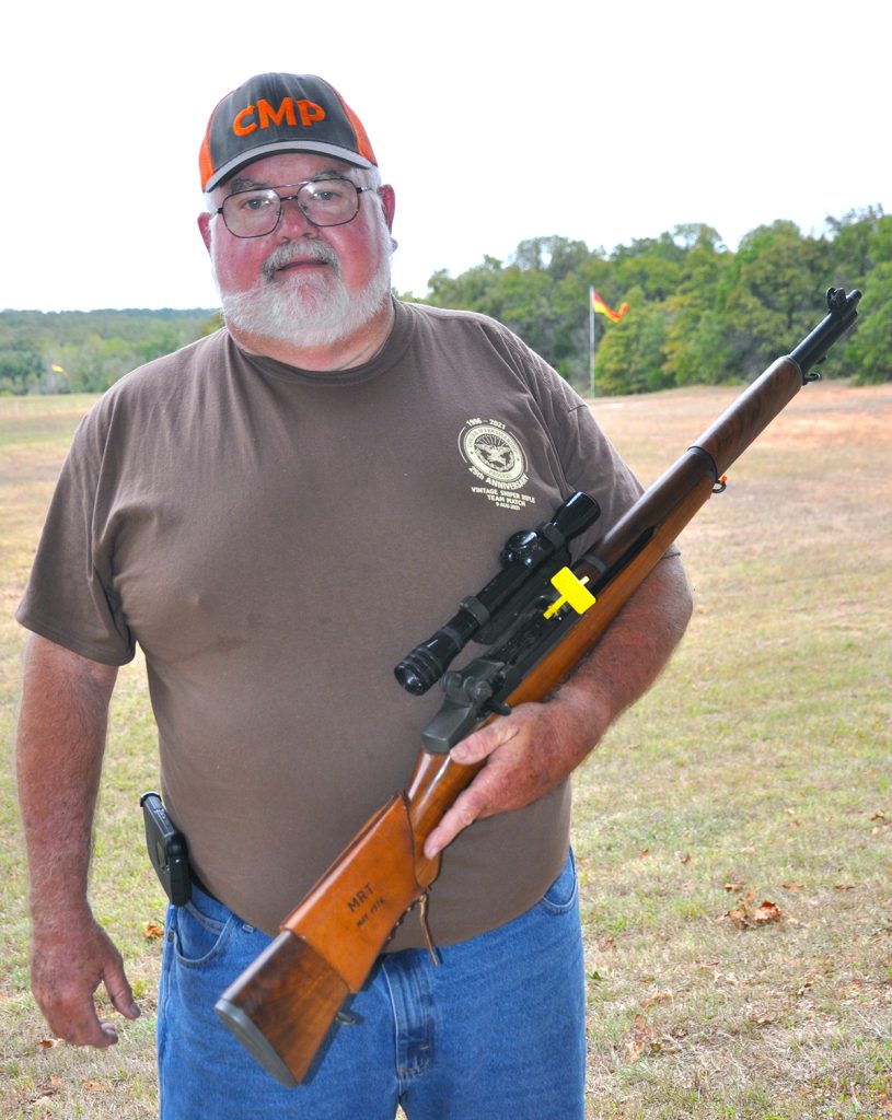 Bill Fairless fired a perfect 200 score in the Vintage Sniper semi-auto class.