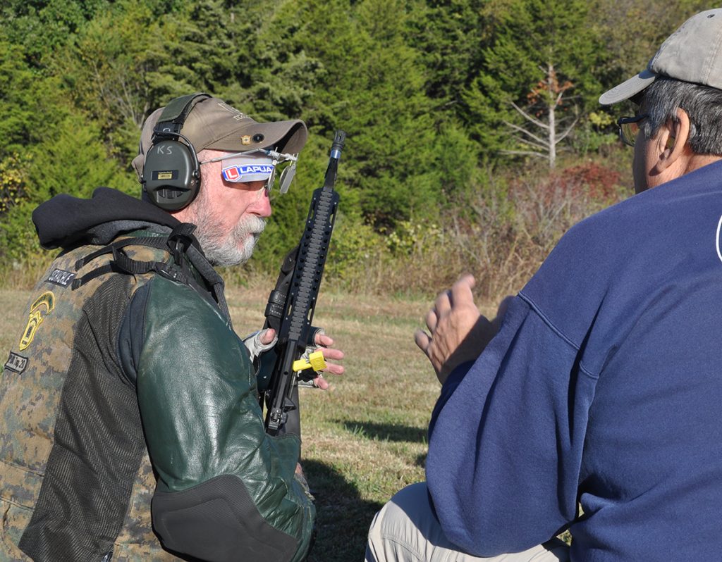 Keith Schachle (left) claimed overall wins in all of the GSMM and Aggregate Games Matches.