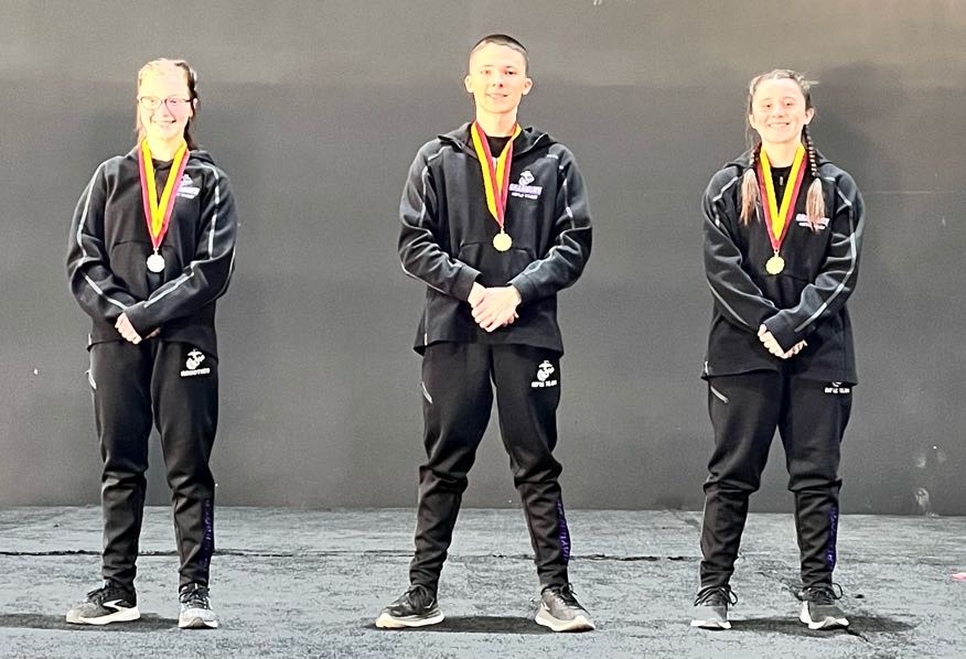 Three cadets earn medals
