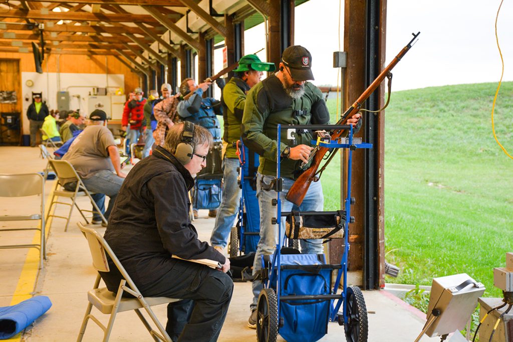 Firing line on Petrarca line.