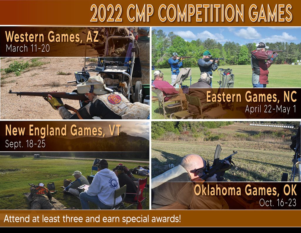 2022 CMP Competition Games schedule