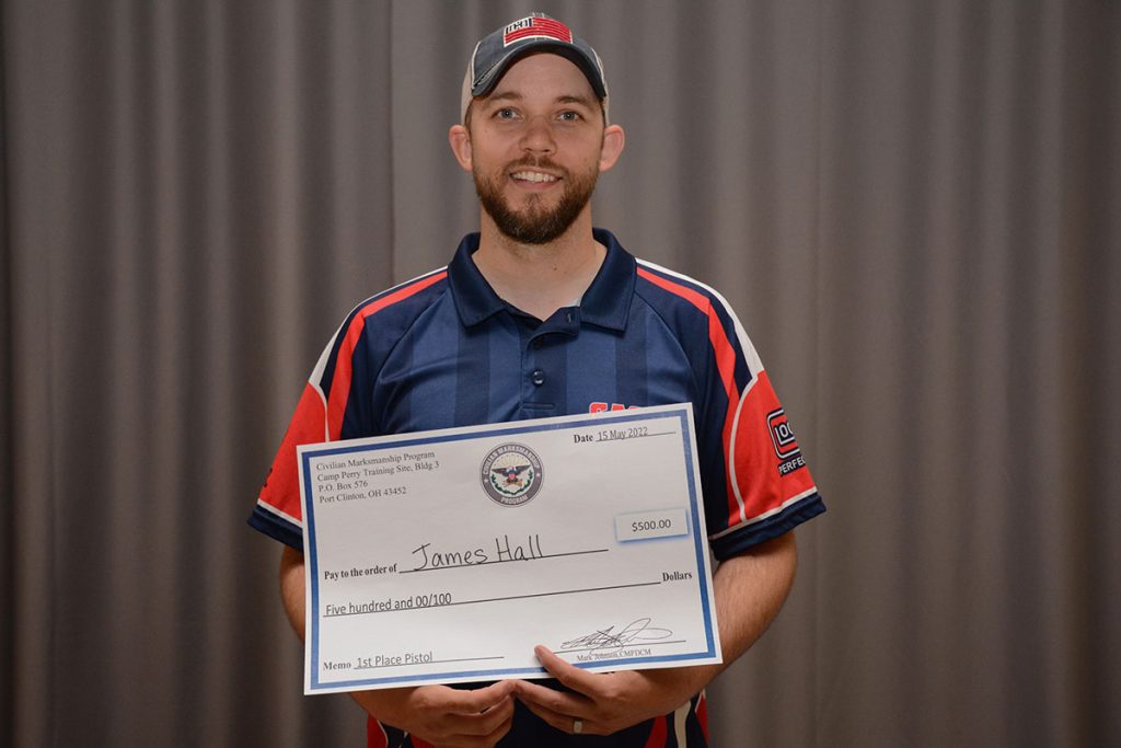 James Hall wins the top 60 shot open