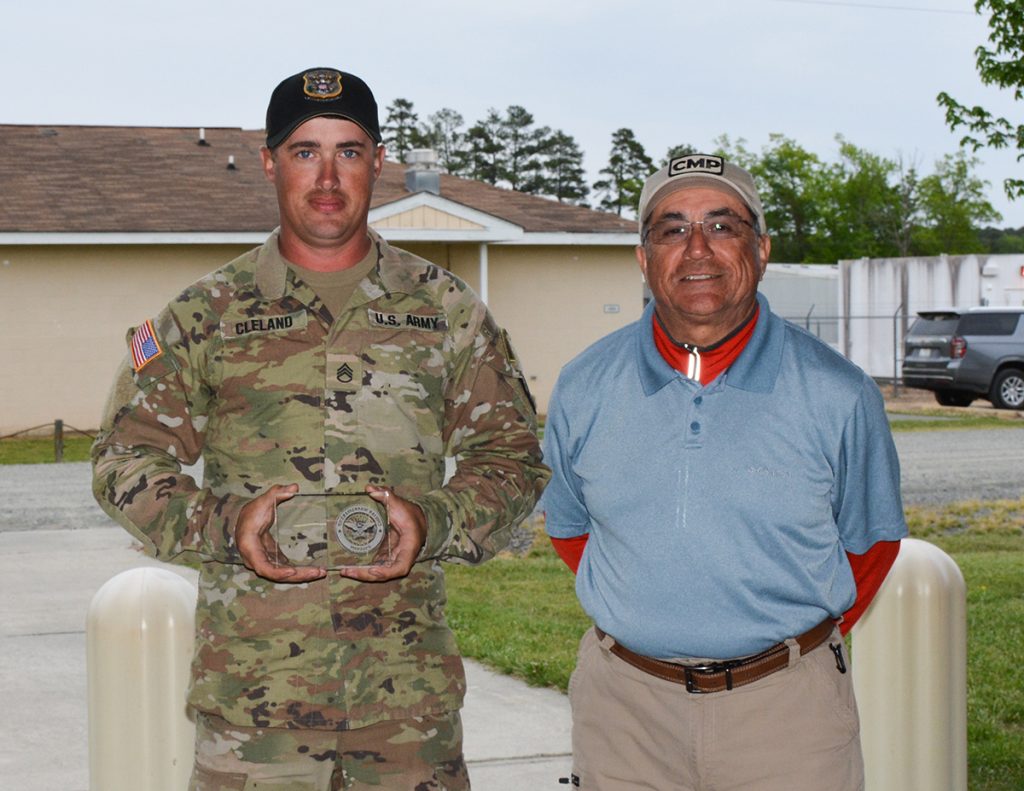 SSG Cleland earns award for the EIC Service Rifle Match