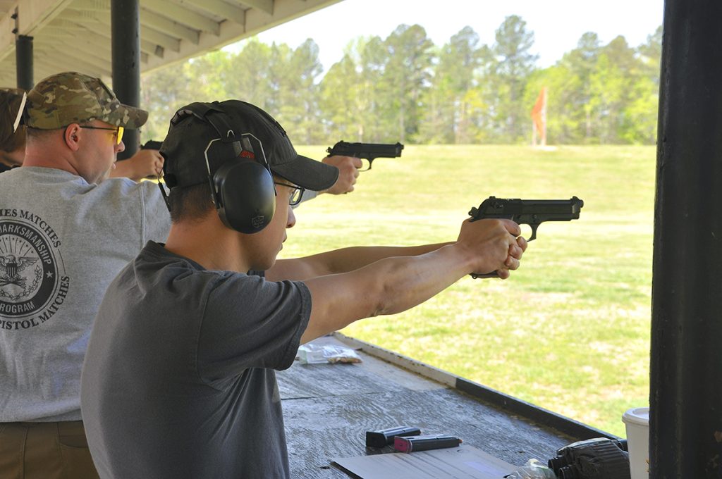 Competitions on the firing line for pistol events