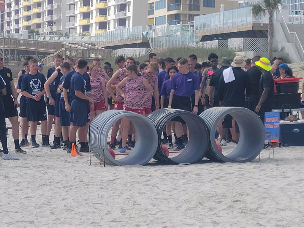 Photo from the events at the National JROTC Fitness Challenge