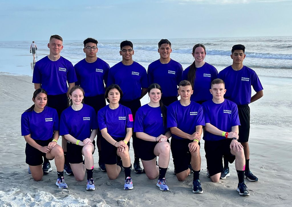 The Granbury Team photo on the beach