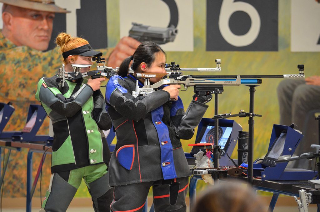 Katie Zaun and Emme Walrath were the last two finalists on the firing line during the Final.
