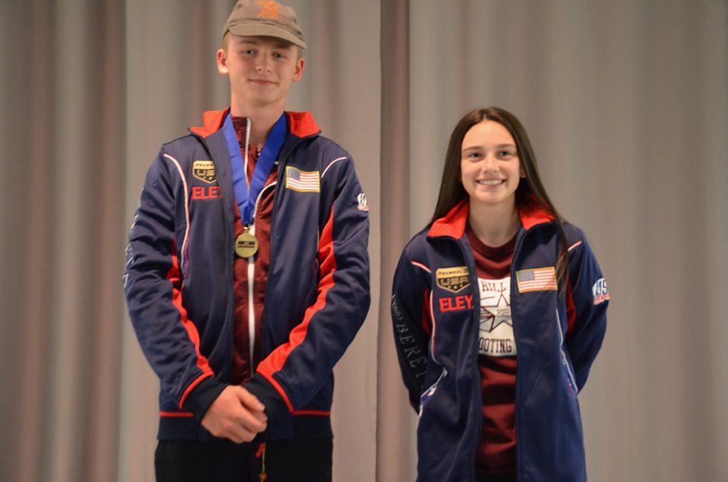 Griffin Lake and Elizabeth Probst earned spots on the USA Shooting National Futures Team.