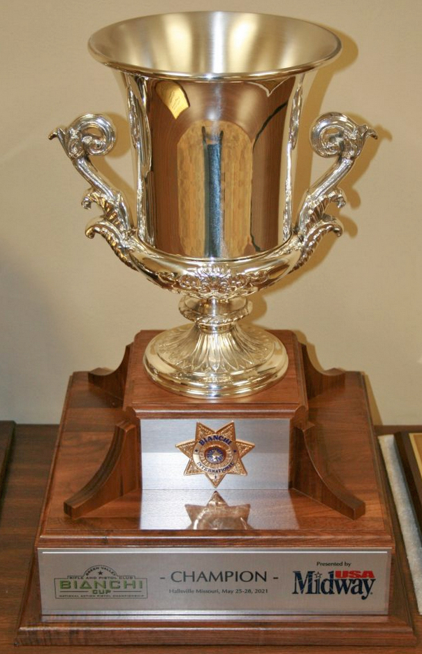 The Bianchi Cup trophy.