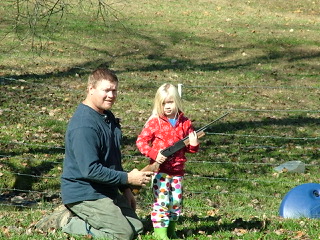 Kenlee with her dad when she was younger.