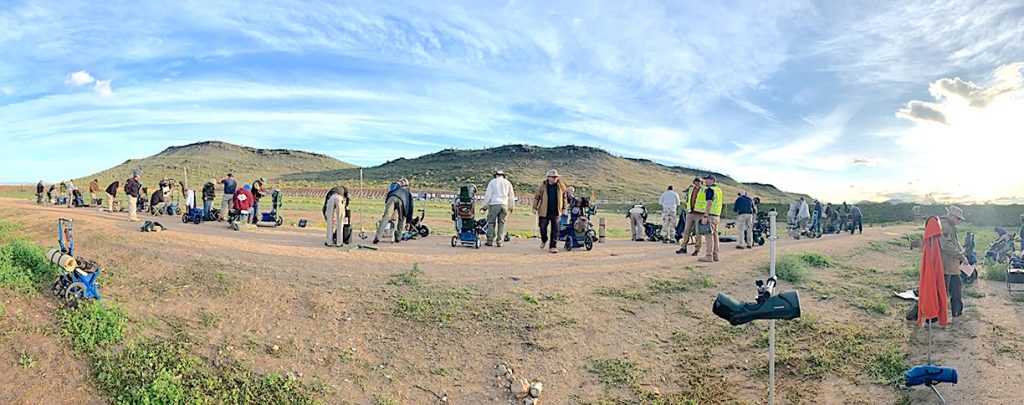 Pano of the firing line at the Western Games Matches