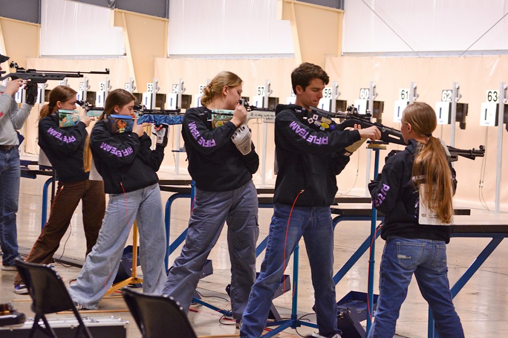 For the first time, two of Walhalla’s freshmen athletes achieved the rifle stock goal.