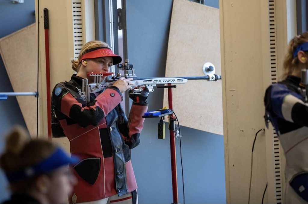 Ossi currently competes on the Nebraska Rifle Team.