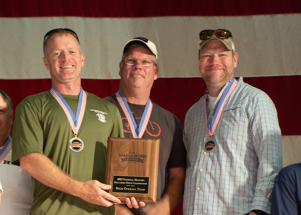 The High Overall Team in the Smallbore Prone Championship, Misfit Love.