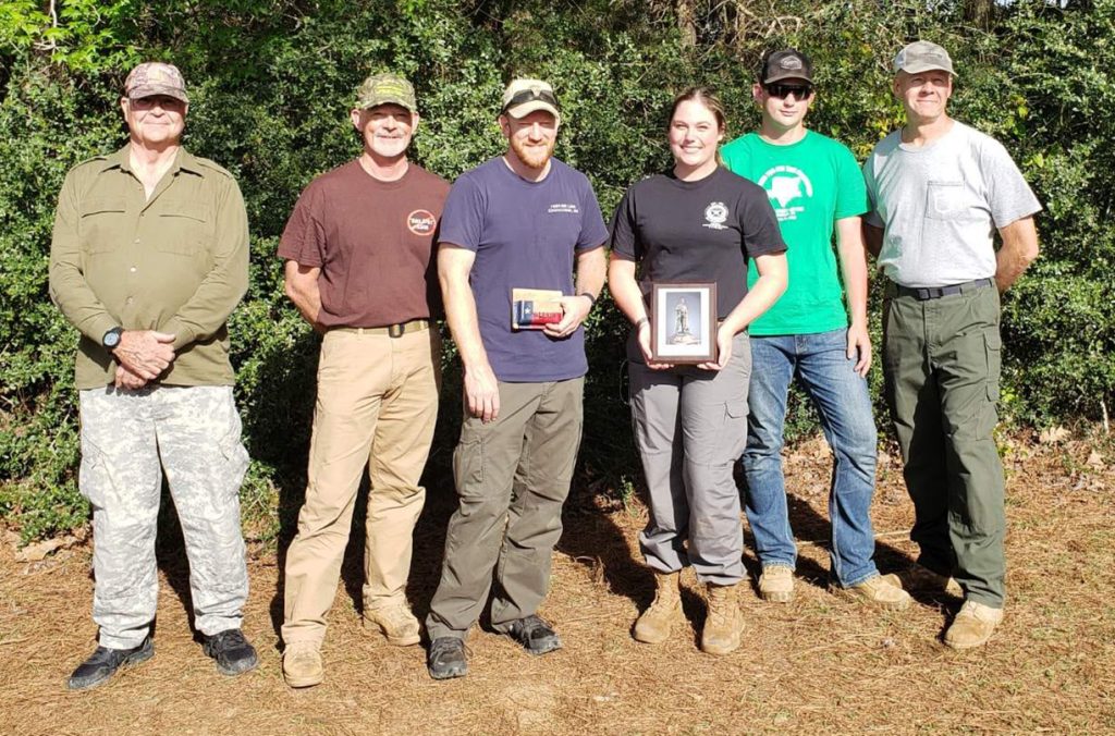 Award winners with plaques