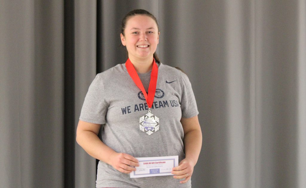 Emmert Traciak claimed a silver medal in the Winter Air Gun Championships.