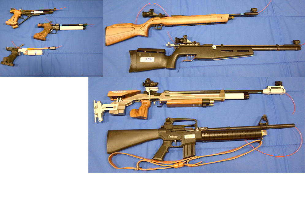 CMP has air rifle and air pistols available for rent while at the range.
