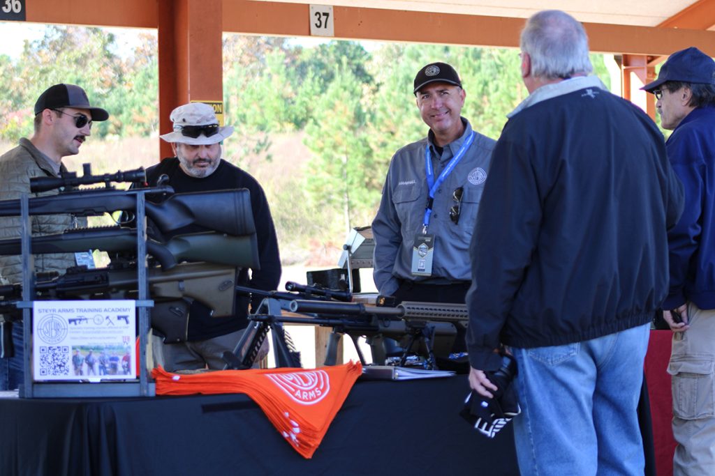 Steyr Arms was one of the many vendors present at the inaugural Premier Shooting Expo.