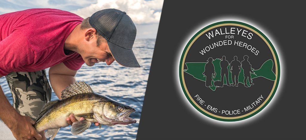 Walleyes for Wounded Heroes Logo