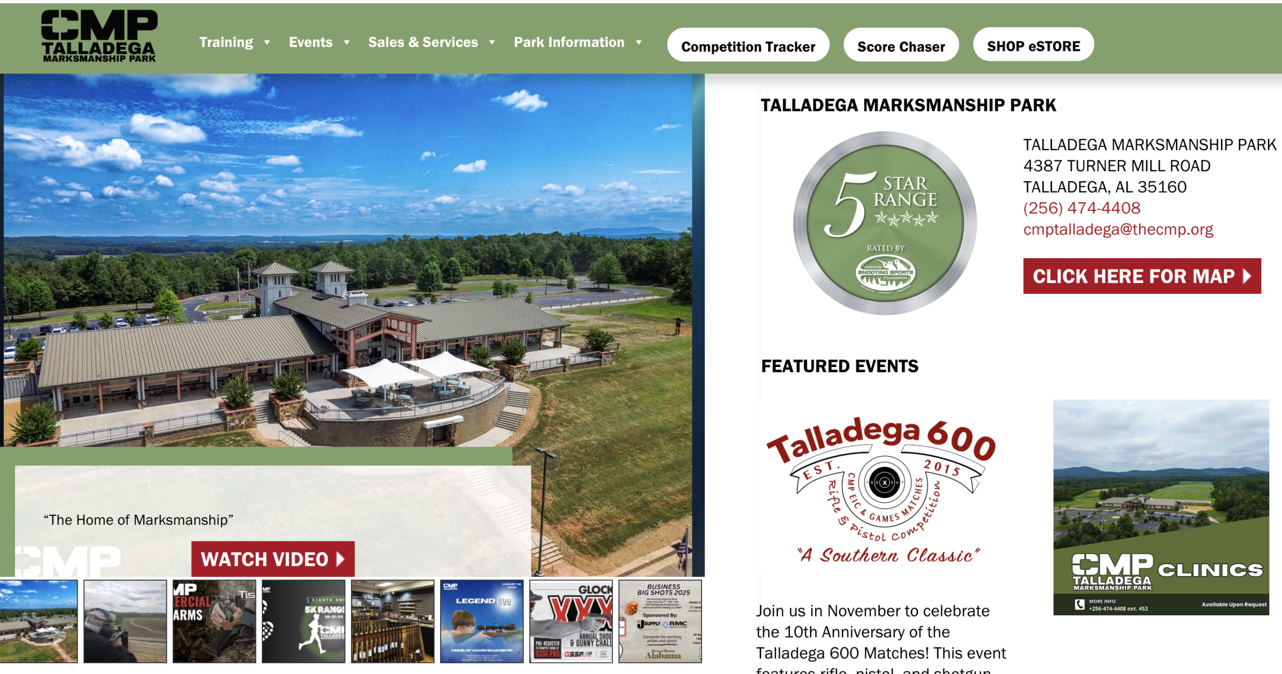 PICharPaK WorksHoP.×CAMP HILLS CMP Announces New Website Launch for Talladega Marksmanship
