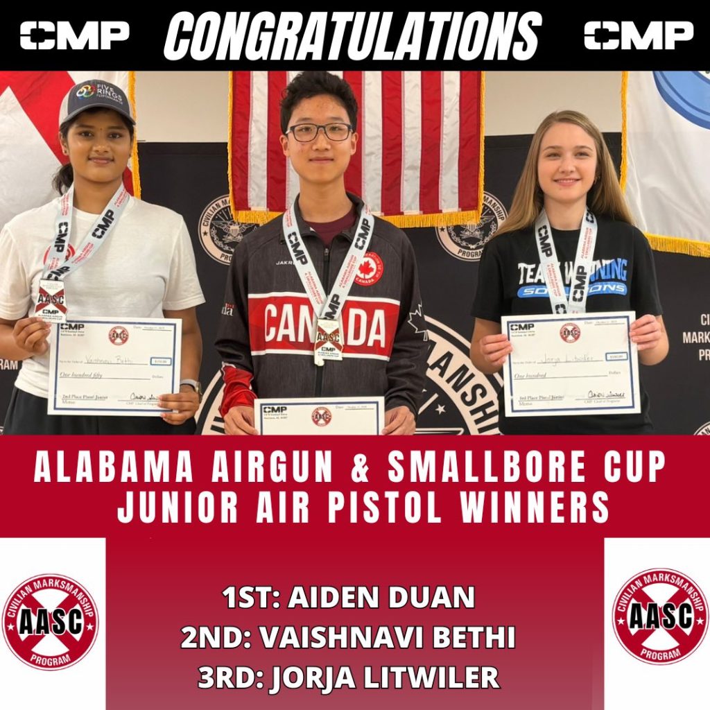 AASC Results 25 Jr Pistol