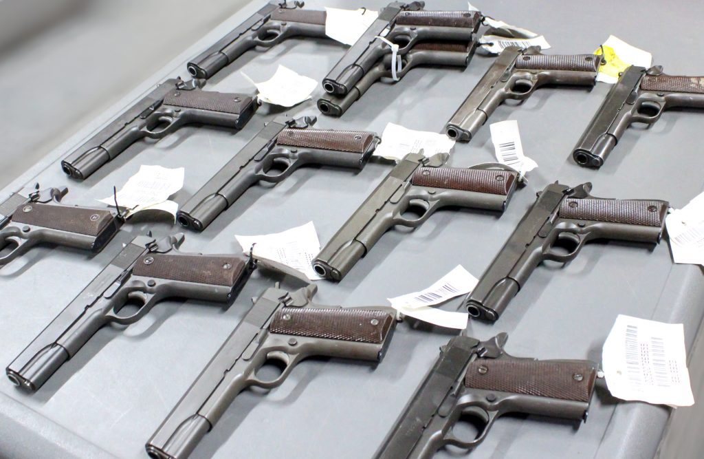 CEO Sends Dec 25 M1911 Pistols