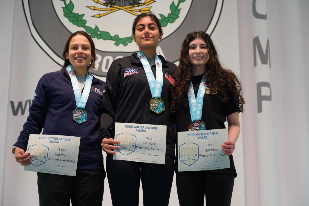 Winter Air Gun Results 25 Open Women's Pistol