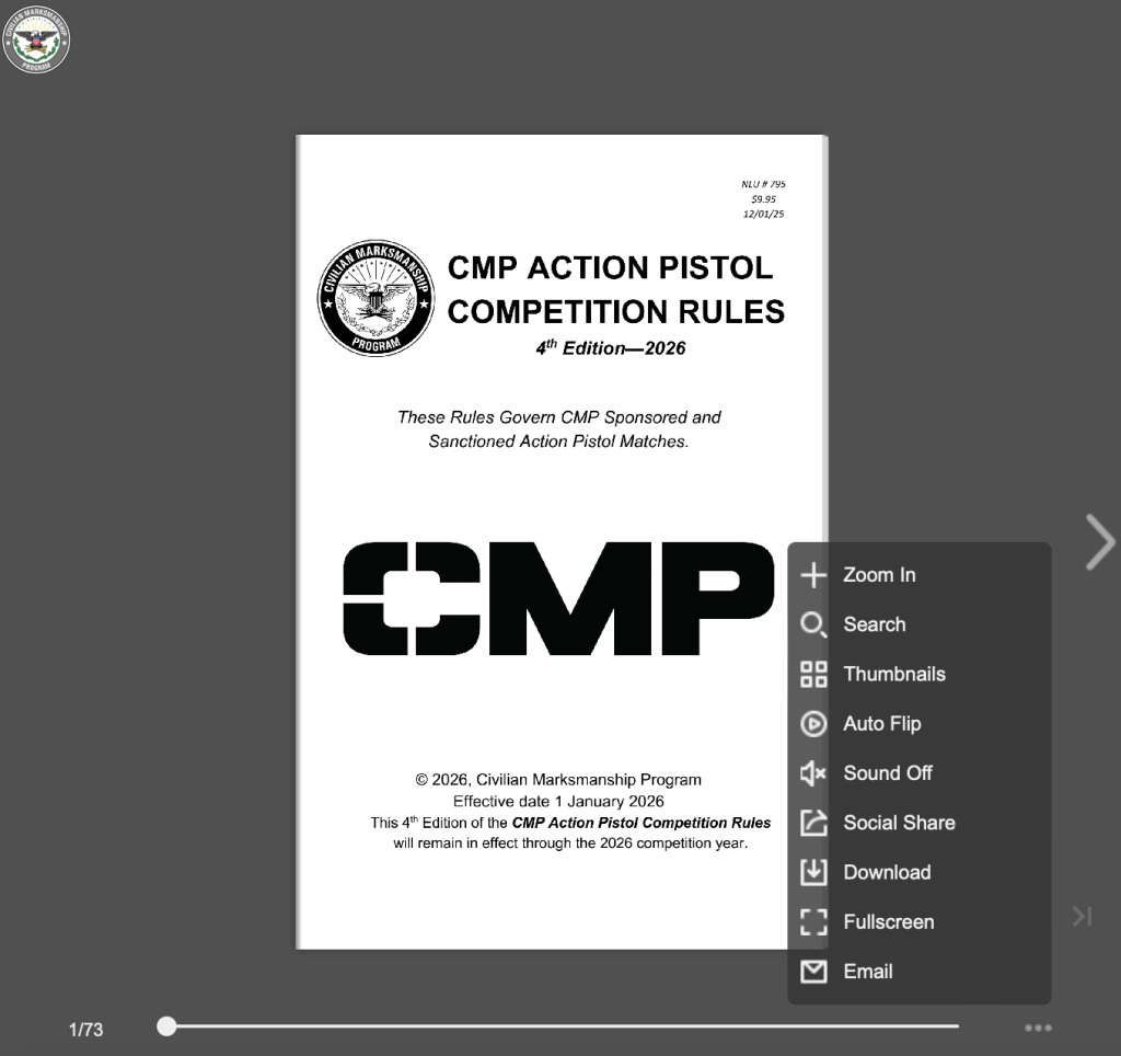 Competition Rulebooks - Civilian Marksmanship Program