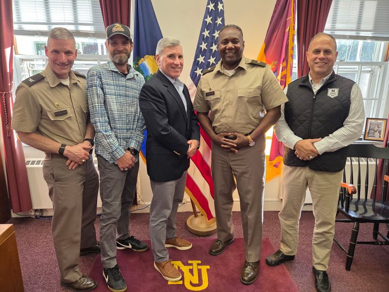 CMP Board Member Mark Averill visits Norwich University