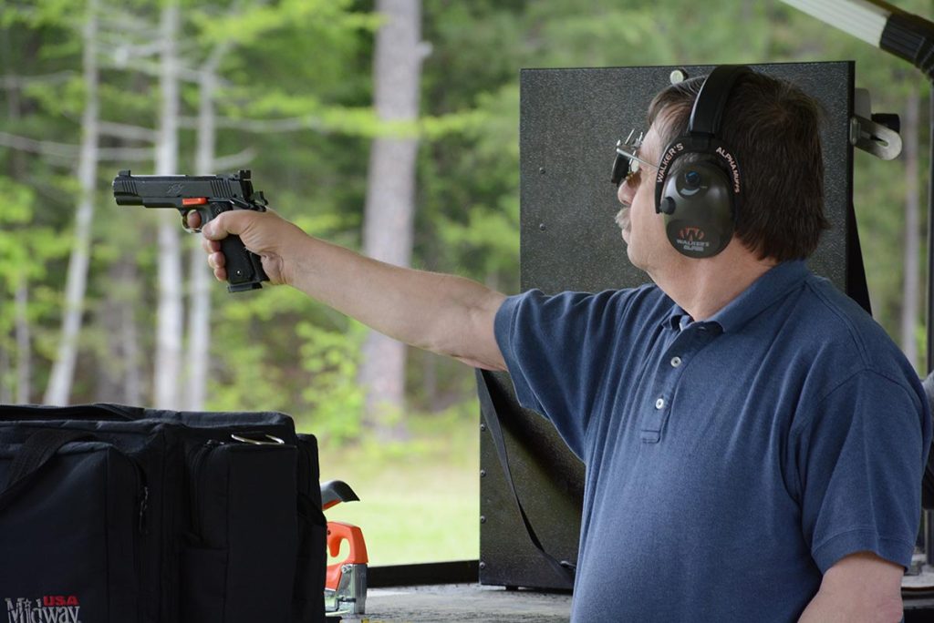 For the first time at Eastern Games, a .22 Rimfire Pistol EIC Match was held for those wanting to earn their .22 Rimfire Distinguished Badge. Nearly 70 competitors fired in the match in hopes of starting their paths to a badge.