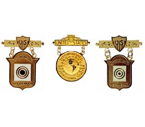 3 distinguished badges