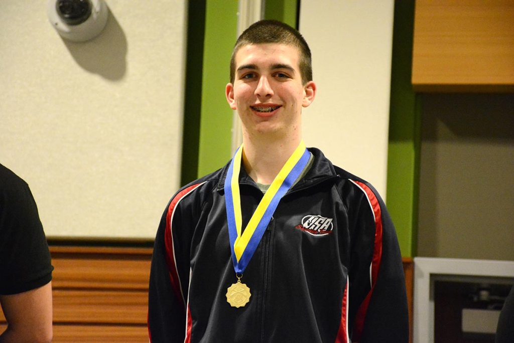 Casper Schadler of Battle Ground High School in Washington was first overall in the Air Force precision match.