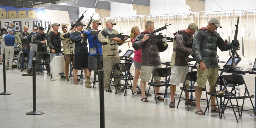 As matches fire on the outdoor ranges, the Gary Anderson CMP Competition Center also hosts a variety of indoor air rifle and air pistol events during the National Matches.