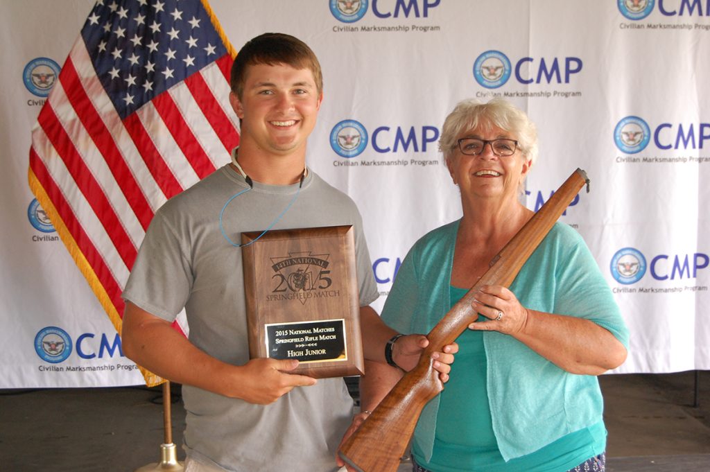 High junior of the Springfield Match was Joseph Albany, 20, of High Point, NC, who fired a score of 282-2x.