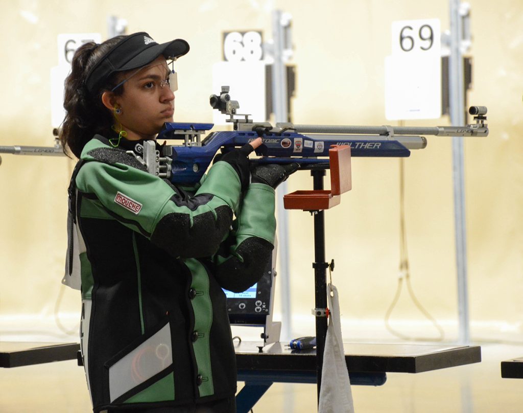 Aliya Butt earned a spot in the fun Camp Perry Open Super Finals during the competition in January.