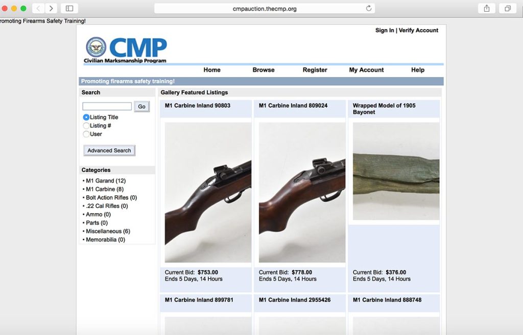 Found through the CMP website, the CMP Auction page is easy to use. Items are listed by category and available for two-week periods before being sold to the highest bidder.