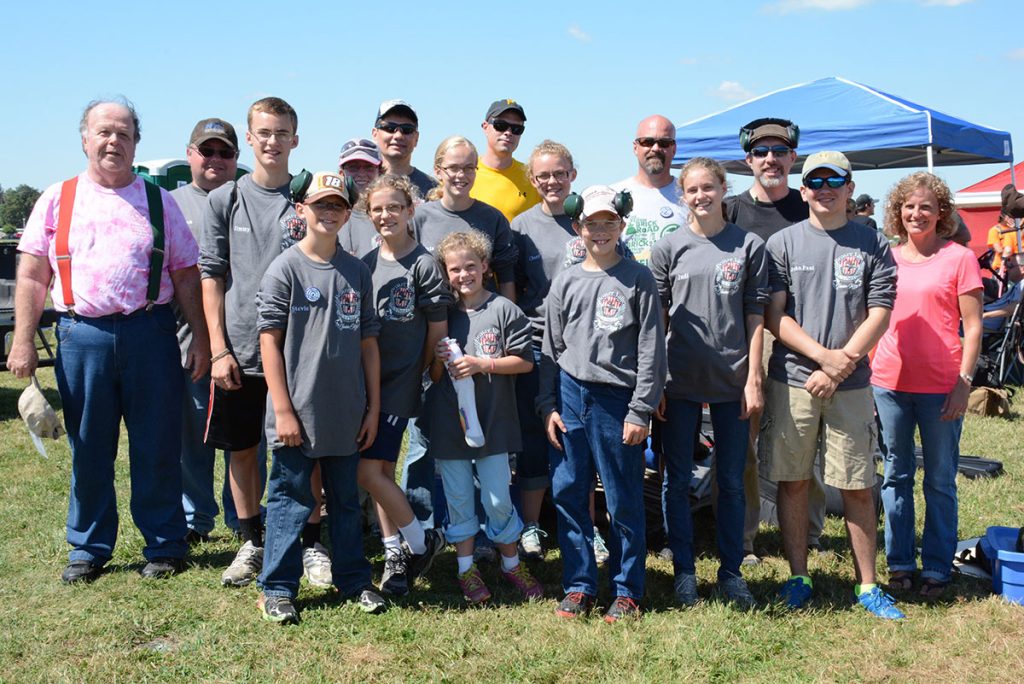 The McChesney family with the Beaver Valley Rifle and Pistol team