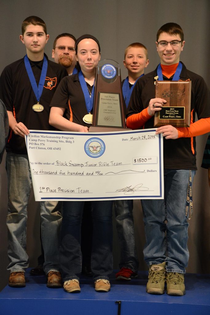 Black Swamp Jr. Rifle finished in first place during the Regional Championship for the second year. The  team dominated the field by more than 20 points and will be sure to make other talented teams nervous at Nationals.