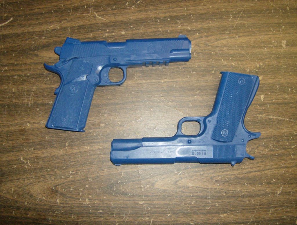 Figure 1. Blue Gun M1911’s