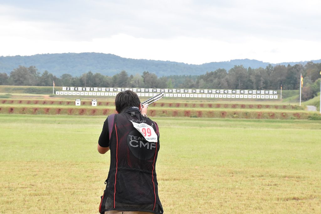 CMP’s Bailey Camp (seen here on the 600-yard range) had memorable performances at the championship, earning many junior honors during the weekend.