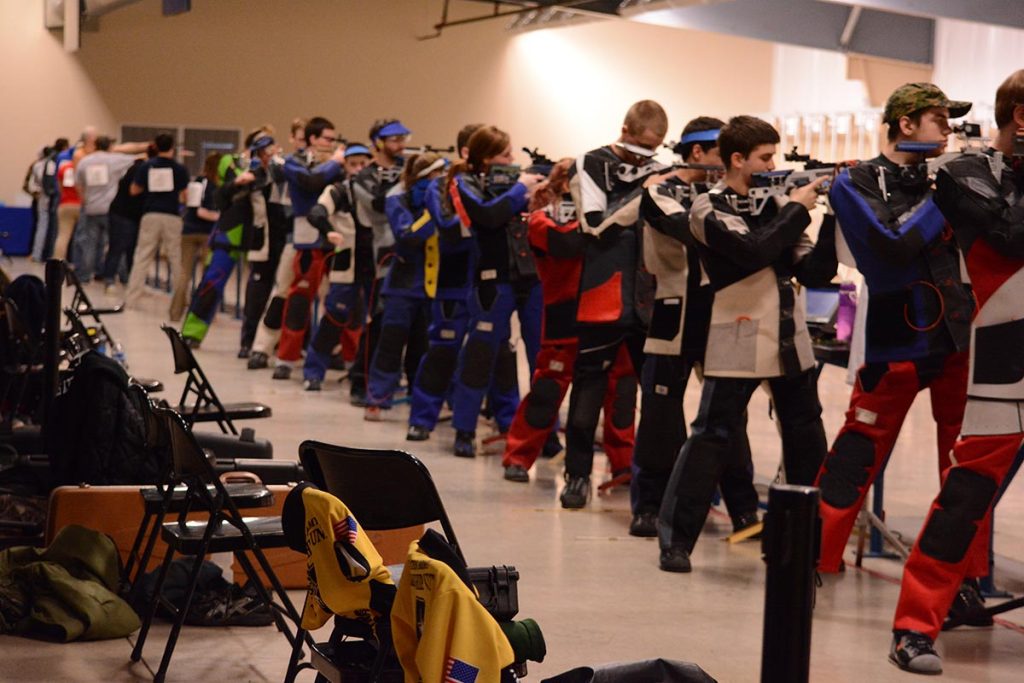 Over 300 marksmen made the trek to northern Ohio last year to fire in the 2015 Camp Perry Open. The Open combines a 3x20 Junior Air Rifle competition with a 60 Shot Air Rifle and Pistol match. A Super Final – arguably the most unique final in the world of air gun competition – was also fired during the weekend.