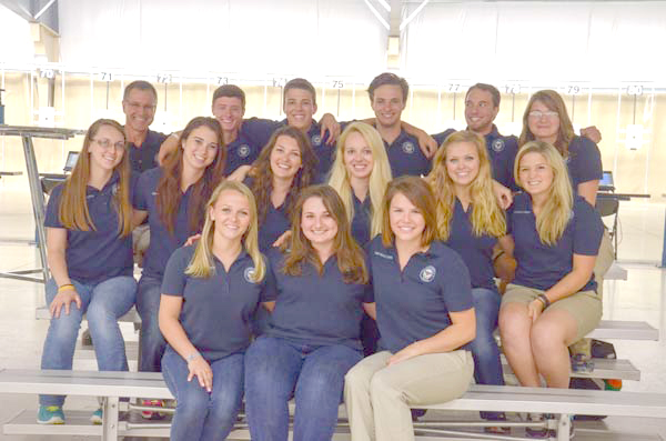 MacAllister (second row, far left) was a CMP Summer Camp Counselor before taking her coaching abilities to the collegiate level.