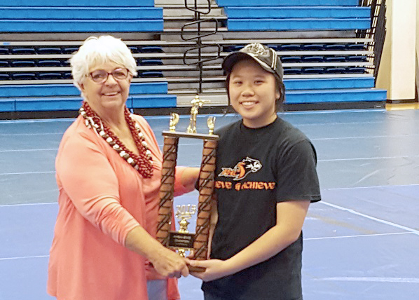 Michelle Chan was the overall winner of the match. She was presented her award by CMP Chairman of the Board, Judy Legerski.
