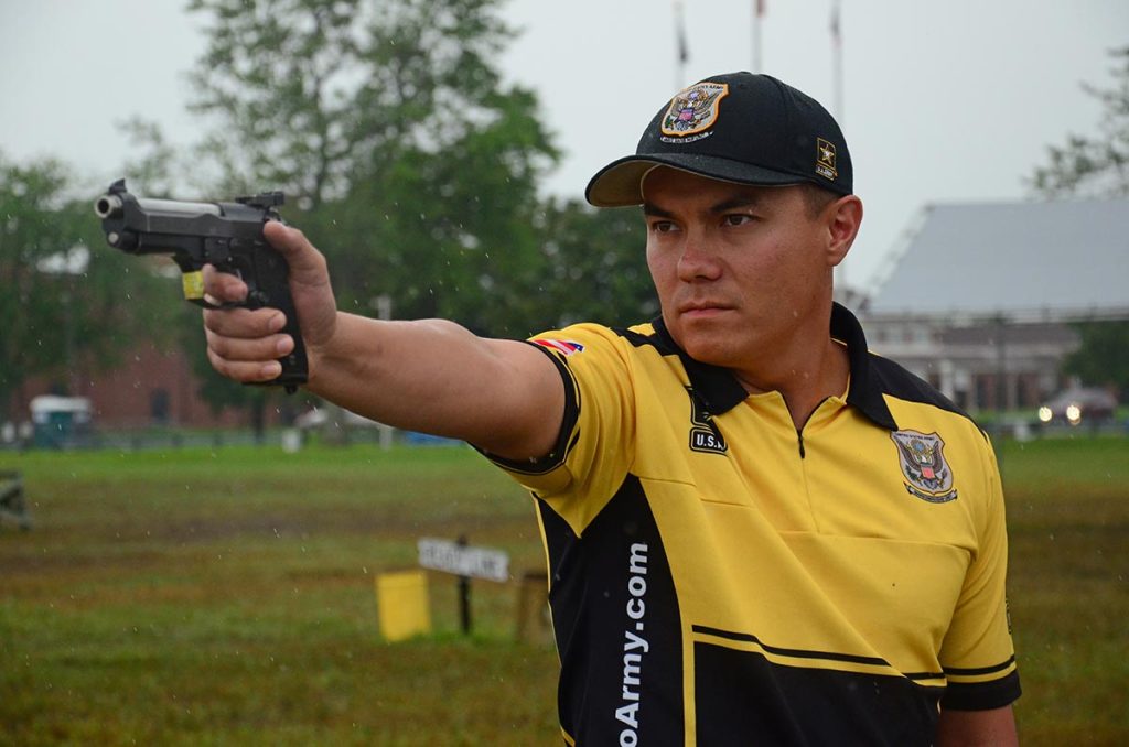 SSG Lawrence Cleveland of the Army Marksmanship Unit was the overall winner in the National Trophy Individual Match. 