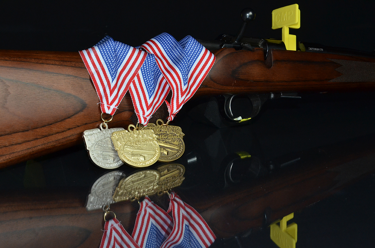 Rimfire achievement medals are awarded to competitors that fire scores within the established bronze, silver and gold cut-scores.