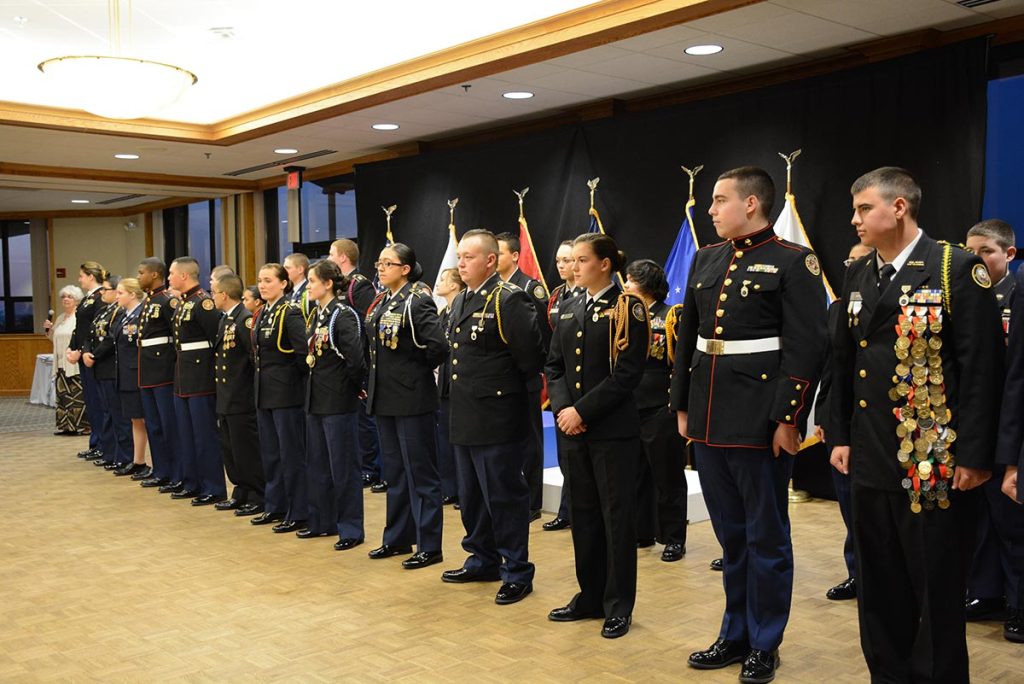 A total of 891 Junior Distinguished Badges have been awarded since the program started in 2001. During the JROTC National Championship awards banquet, 31 Distinguished Badges were awarded. Eleven juniors earned their badges during this year’s JROTC National Championship.