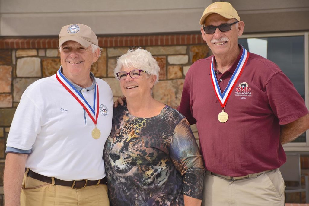 CMP employee Don Rutherford and Board Member Cris Stone were the high Vintage Sniper team out of competition. Mr. Stone finished with the high score of the match.